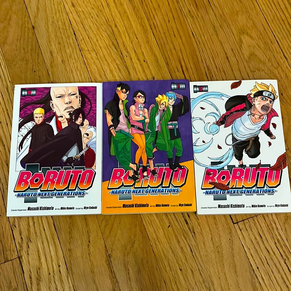 Boruto Naruto Next Generation Book 10-11-12